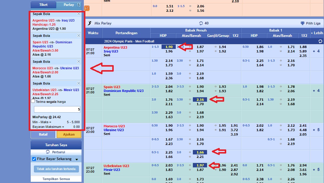 judi bola parlay sbobet
